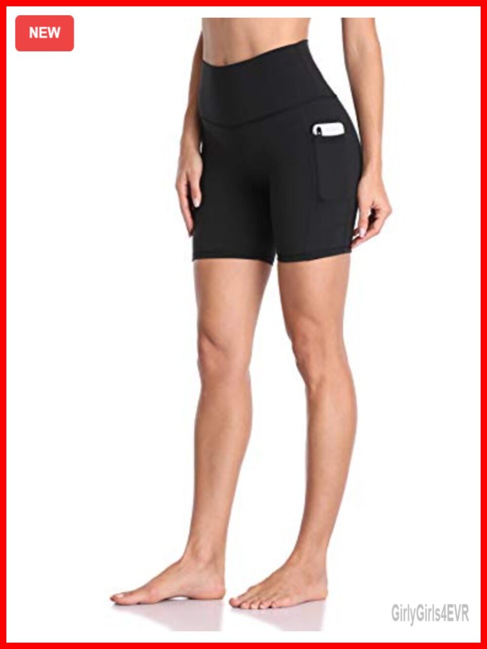 Colorfulkoala Women's Biker Shorts with Pockets 6" Inseam